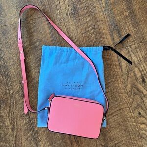 Smythson Pink Crossbody Bag